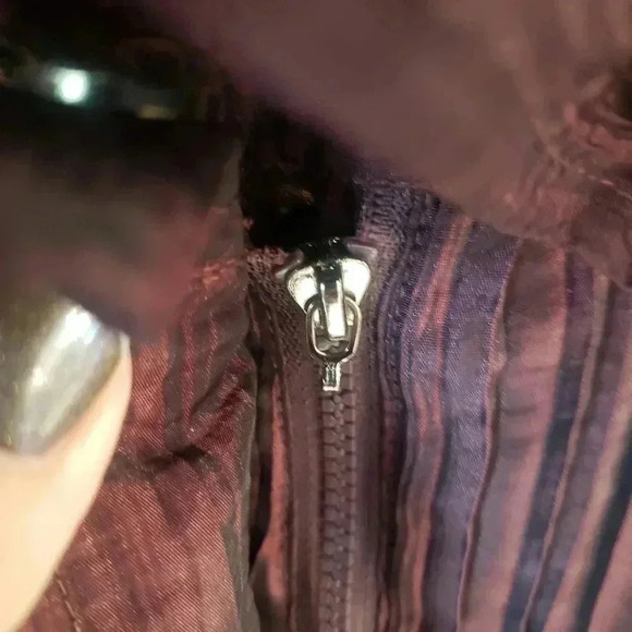 UBU Burgundy Crinkle Jacket - Picture 5 of 11